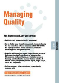 Produktbild: Managing Quality