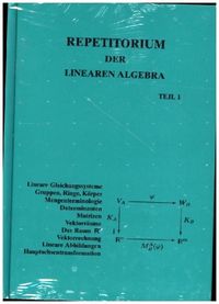 Bild vom Artikel Repetitorium der Linearen Algebra, Teil 1 vom Autor Detlef Wille