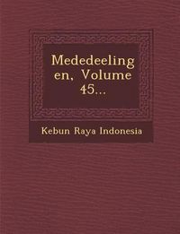 Produktbild: Mededeelingen, Volume 45...