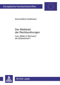 Produktbild: Der Wettstreit der Rechtsordnungen
