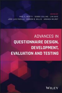 Produktbild: Advances in Questionnaire Design, Development, Evaluation and Testing