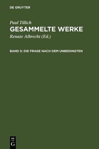 Produktbild: Die Frage nach dem Unbedingten