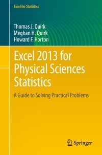 Produktbild: Excel 2013 for Physical Sciences Statistics