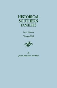 Produktbild: Historical Southern Families. in 23 Volumes. Volume XVI