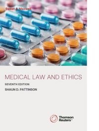 Produktbild: Medical Law and Ethics