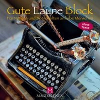 Produktbild: Gute Laune Block Schreibmaschine