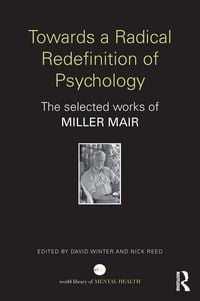 Produktbild: Towards a Radical Redefinition of Psychology