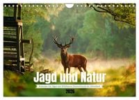Produktbild: Jagd und Natur - Kalender f&uuml;r J&auml;ger mit Wildtieren Deutschlands im Jahreslauf (Wandkalender 2026 DIN A4 quer), CALVENDO Monatskalender