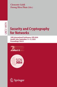 Produktbild: Security and Cryptography for Networks