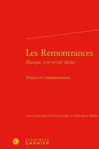 Produktbild: Les remontrances (Europe, XVI&egrave;me-XVIII&egrave;me si&egrave;cle)