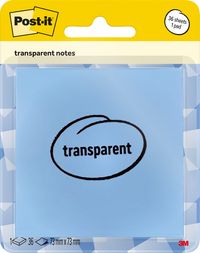 Produktbild: Post-it Notes transp. blau