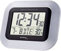 Produktbild: Techno Line WS 8005 Funk Wanduhr 22.8 cm x 18 cm x 2.8 cm Silber, Schwarz