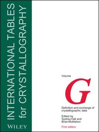 Produktbild: International Tables for Crystallography, Volume G