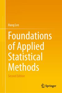 Produktbild: Foundations of Applied Statistical Methods