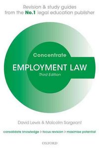 Produktbild: Employment Law Concentrate: Law Revision and Study Guide