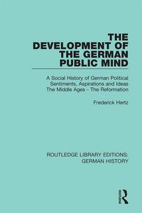 Produktbild: The Development of the German Public Mind