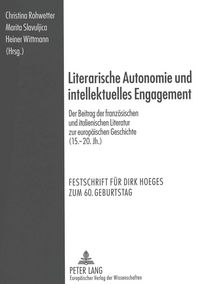 Produktbild: Literarische Autonomie und intellektuelles Engagement