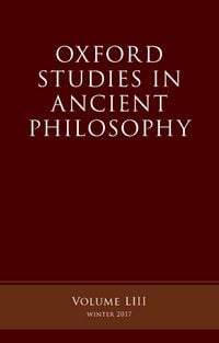 Produktbild: Oxford Studies in Ancient Philosophy, Volume 53