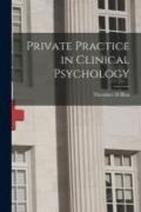 Produktbild: Private Practice in Clinical Psychology