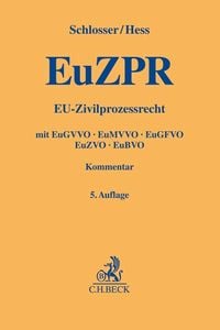 Produktbild: EU-Zivilprozessrecht. EuZPR