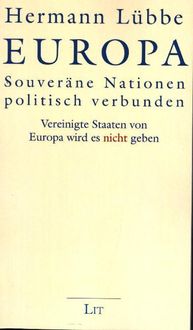 Produktbild: L&uuml;bbe, H: Europa - Souver&auml;ne Nationen politisch verbunden