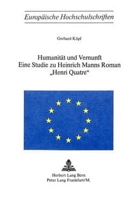 Produktbild: Humanit&auml;t und Vernunft