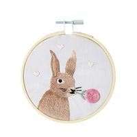Produktbild Stickpackung Vorgezeichnet,Hase, Ø10cm