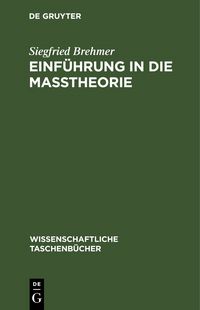 Produktbild: Einf&uuml;hrung in die Ma&szlig;theorie