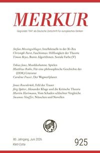 Produktbild: MERKUR 6/2026, Jg.80