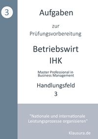 Produktbild: Aufgaben zur Pr&uuml;fungsvorbereitung gepr&uuml;fte Betriebswirte IHK
