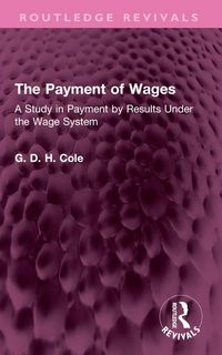 Produktbild: Cole, G: Payment of Wages