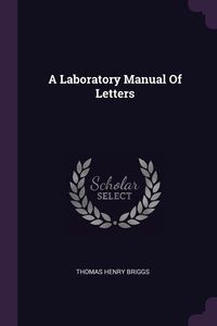 Produktbild: A Laboratory Manual Of Letters