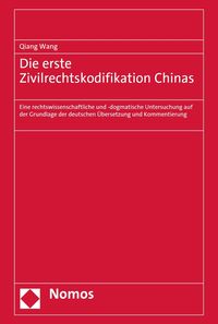 Produktbild: Die erste Zivilrechtskodifikation Chinas