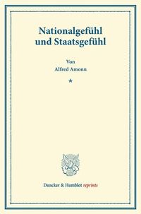 Produktbild: Nationalgef&uuml;hl und Staatsgef&uuml;hl.