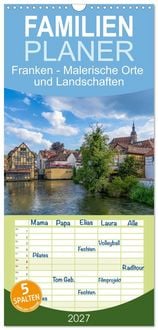 Produktbild: Familienplaner 2027 - Franken - Malerische Orte und Landschaften mit 5 Spalten (Wandkalender, 21 x 45 cm) CALVENDO