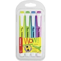 Produktbild: STABILO Textmarker -   swing cool - 4er Pack - gelb, gr&uuml;n, blau, pink
