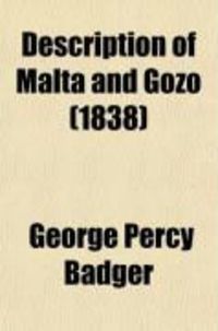 Produktbild: Description of Malta and Gozo