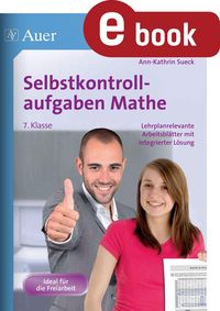 Produktbild: Selbstkontrollaufgaben Mathematik Klasse 7