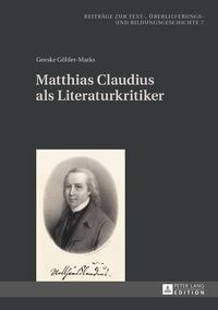 Produktbild: Matthias Claudius als Literaturkritiker