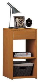 Produktbild: Holz Nachttisch Nachtschrank Sledo Schublade Maxi