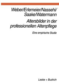 Produktbild: Altersbilder in der professionellen Altenpflege