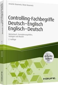 Produktbild: Controlling-Fachbegriffe Deutsch-Englisch, Englisch-Deutsch - inkl. Arbeitshilfen online