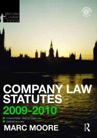 Produktbild: Company Law Statutes 2009-2010