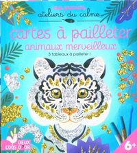 Produktbild: Animaux merveilleux : cartes &agrave; pailleter, 3 tableaux &agrave; pailleter !