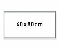 Produktbild: MNZ - Alurahmen Silber 40 x 80 cm