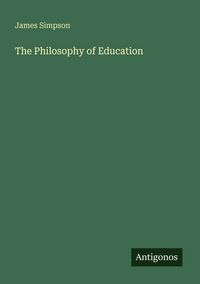 Produktbild: The Philosophy of Education