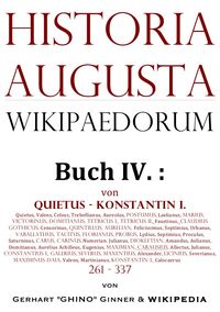 Produktbild: Historia Augusta Wikipaedorum / Historia Augusta Wikipaedorum Buch IV.