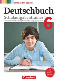 Produktbild: Deutschbuch Gymnasium - Bayern - 2018 - 6. Klasse - Schulaufgabentrainer mit L&ouml;sungen