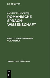 Produktbild: Einleitung und Vokalismus