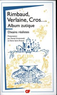 Produktbild: Album zutique, suivi de Dixains r&eacute;alistes
